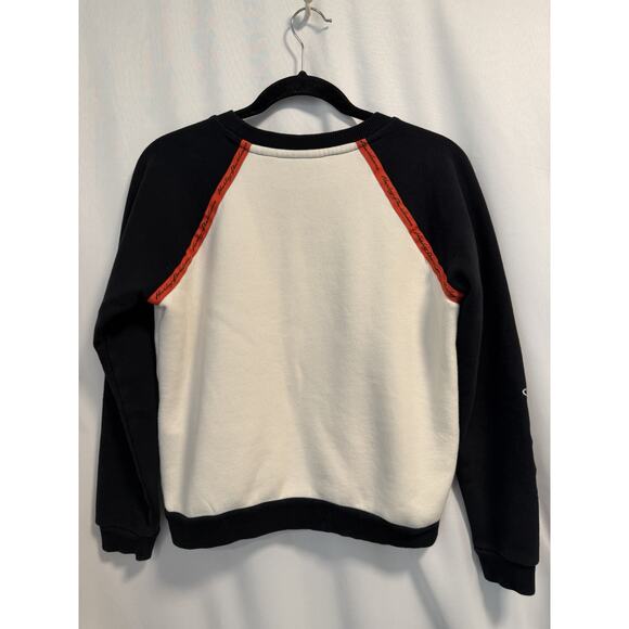 Harley Davidson | Sweatshirt White Black Orange Genuine Motorclothes Biker-small - Picture 8 of 9